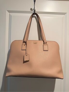 kate spade Nude Pink Saffiano Leather Tote